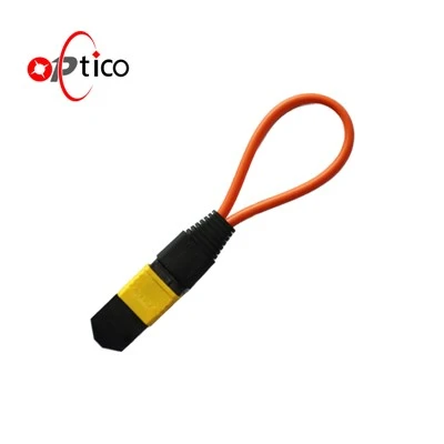 8 Fiber MTP MPO Loopback testa kabelis